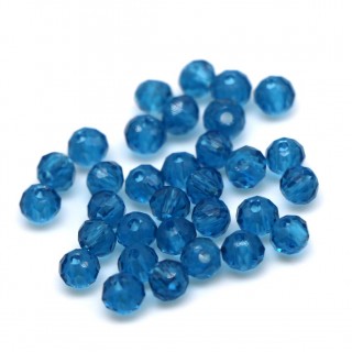 Бусины рондели 2мм, морской прозрачный